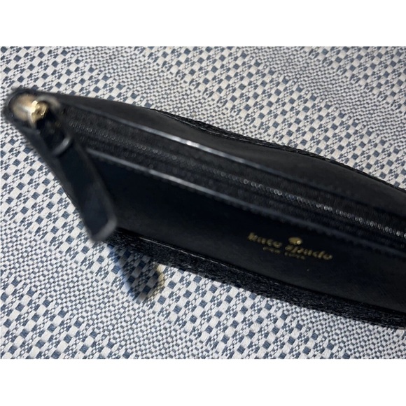 Kate Spade Black Sparkle POUCH - Picture 3 of 4